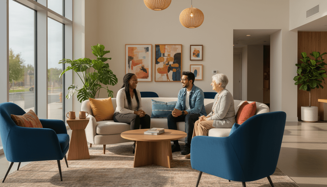 Clean, welcoming community space